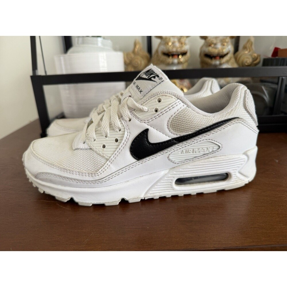Nike Air Max 90 White Black DH8010-101 Size 8.5 Women